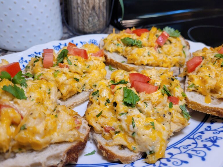 Easy Cheesy Chicken Salad Melts - In the Kitchen with Momma Mel