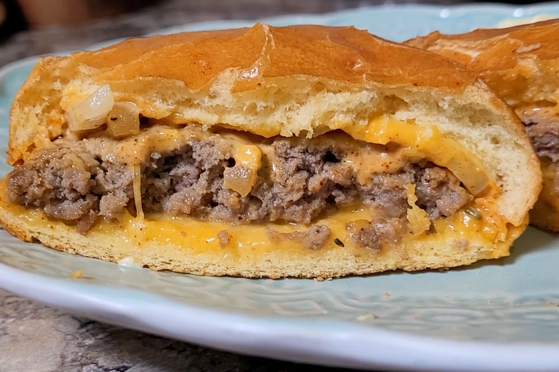 Oven Baked Cheesy Burgers (1)