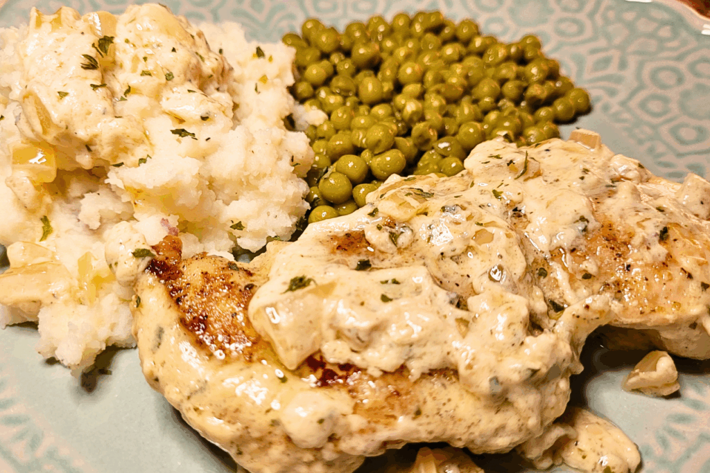 Creamy Boursin Chicken - In the Kitchen with Momma Mel