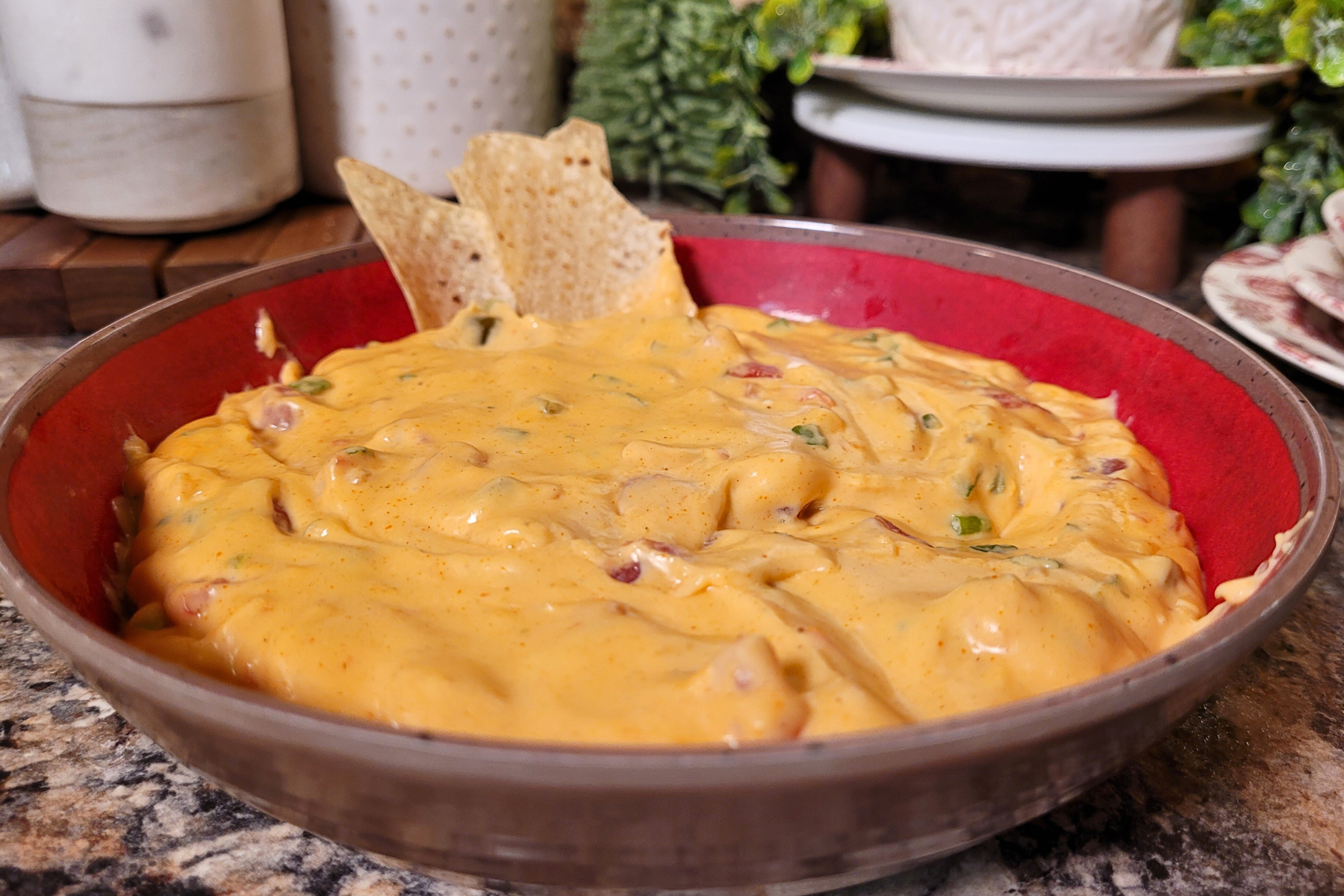 Better Than A Mexican Restaurant Cheese Dip