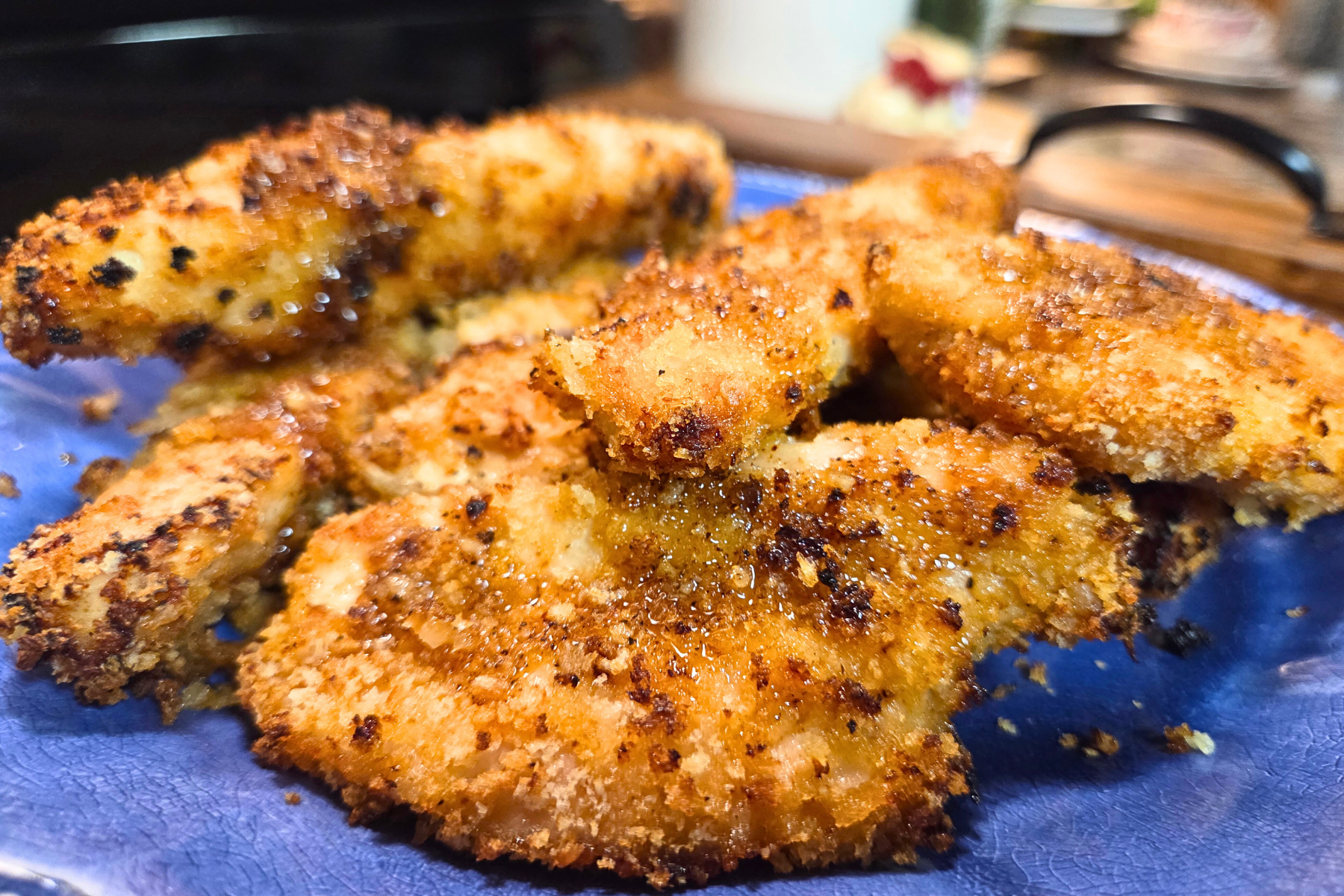 Crispy Honey Butter Garlic Chicken Tenders